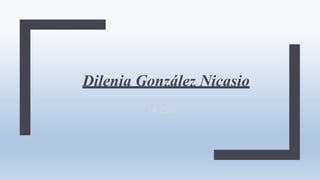 Dilenia González Nicasio
14-7502
 