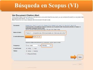 Búsqueda en Scopus (VI)
 
