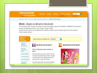 Site web: vivre en aquitaine
11
 