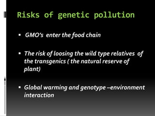 Biotechnology Risks Biotechnology in Food and Agriculture; the Biosafety Issues [Tarek ...