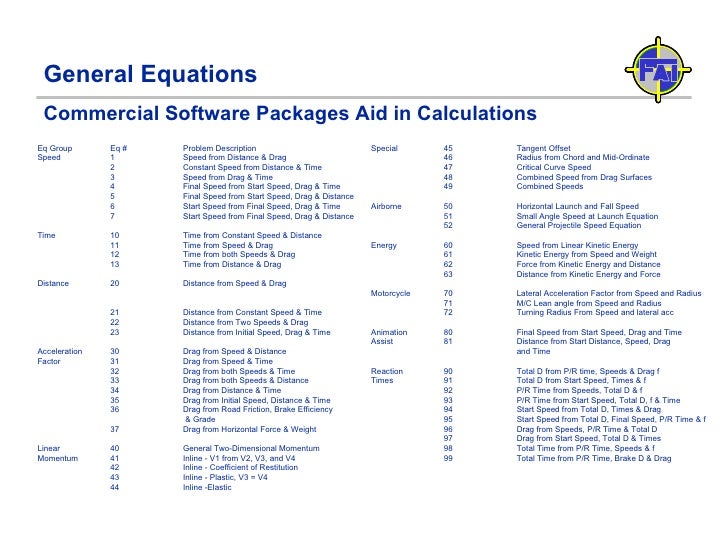 E Traffic Accident Reconstruction Fundamentals