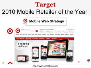 Target 2010 Mobile Retailer of the Year   http://www.urmobile.com/ http://www.urmobile.com/ Mobile Web Strategy  