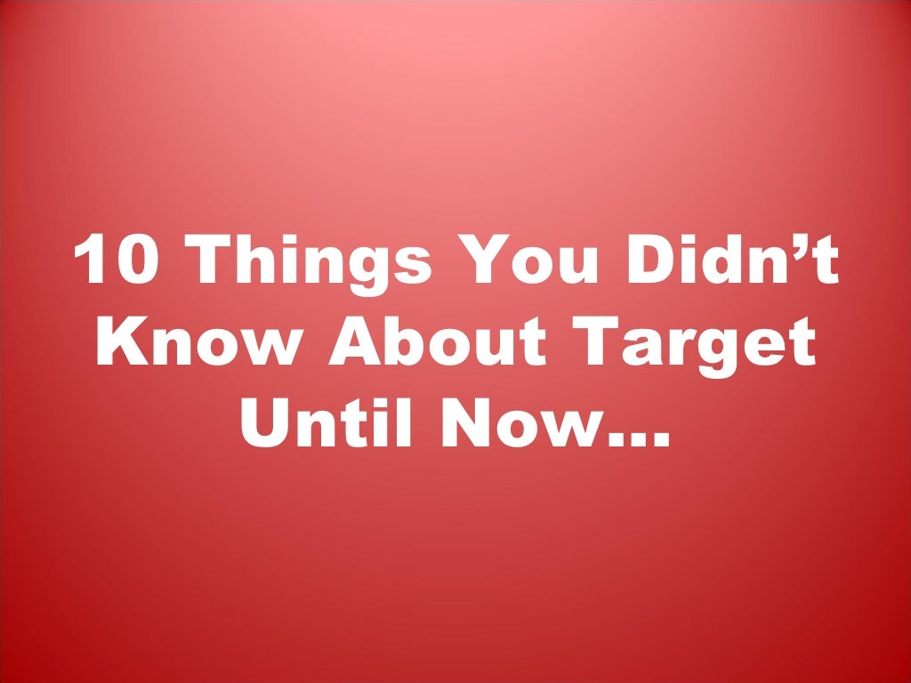 target presentation expert meaning target presentation expert meaning