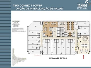 TIPO CONNECT TOWER
  OPÇÃO DE INTERLIGAÇÃO DE SALAS




                       ESTRADA DO CAPENHA
 