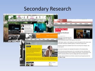 Secondary Research
 