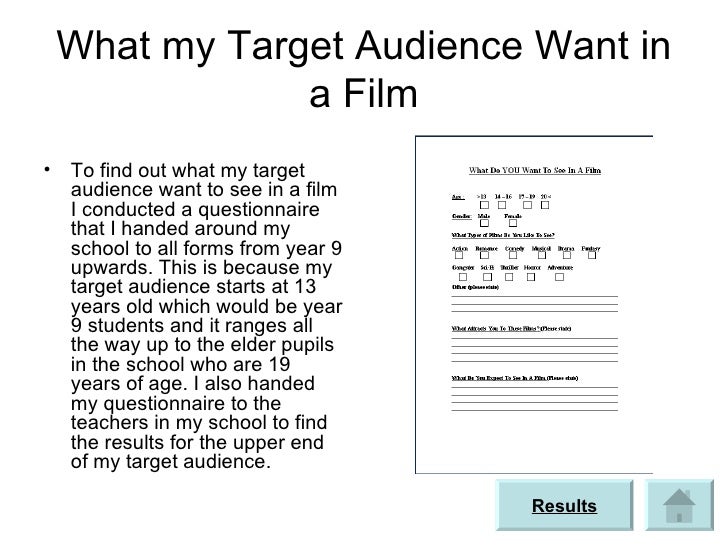 target audience examples