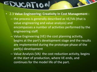 Target costing 2 present | PPTX