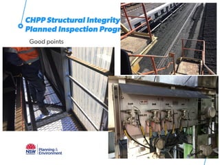 Good points
13
CHPP Structural Integrity
Planned Inspection Program
 