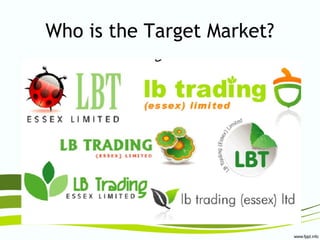 Who is the Target Market?
 