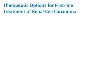 Targeted therapy for metastatic renal cell carcinoma