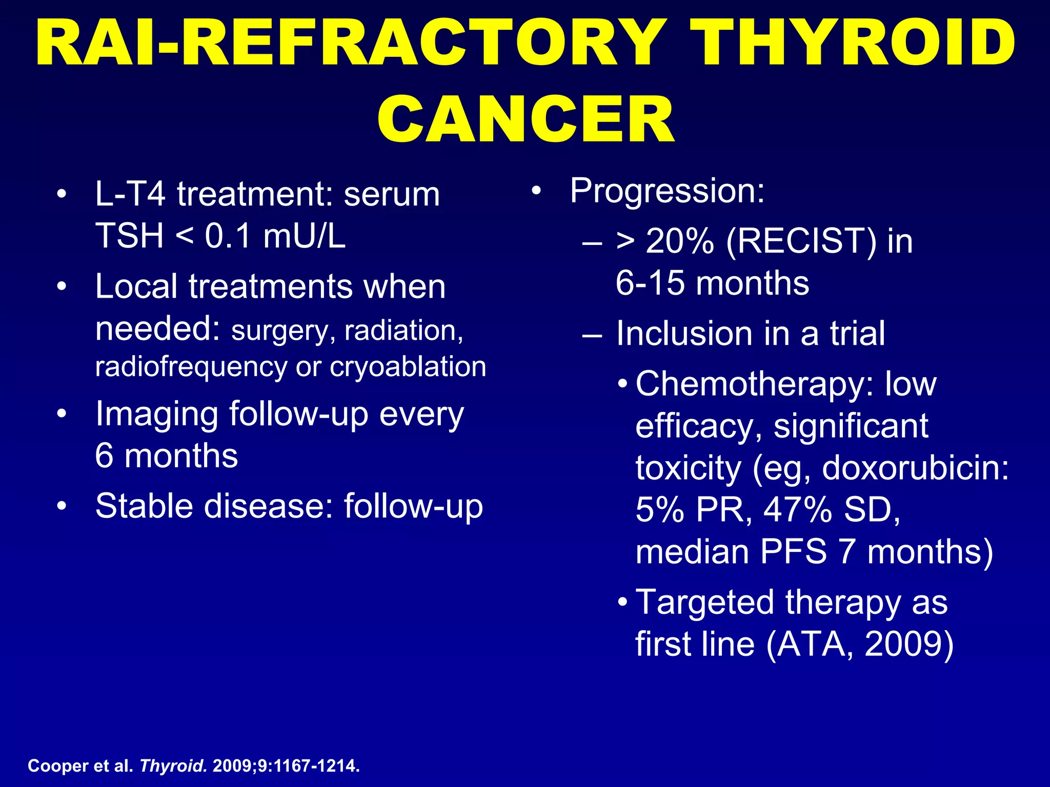 Targeted therapy in thyroid cancer | PPTX