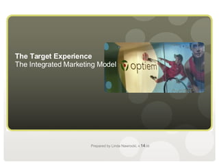 The Target Experience The Integrated Marketing Model Prepared by Linda Nawrocki,   4. 14 .08 