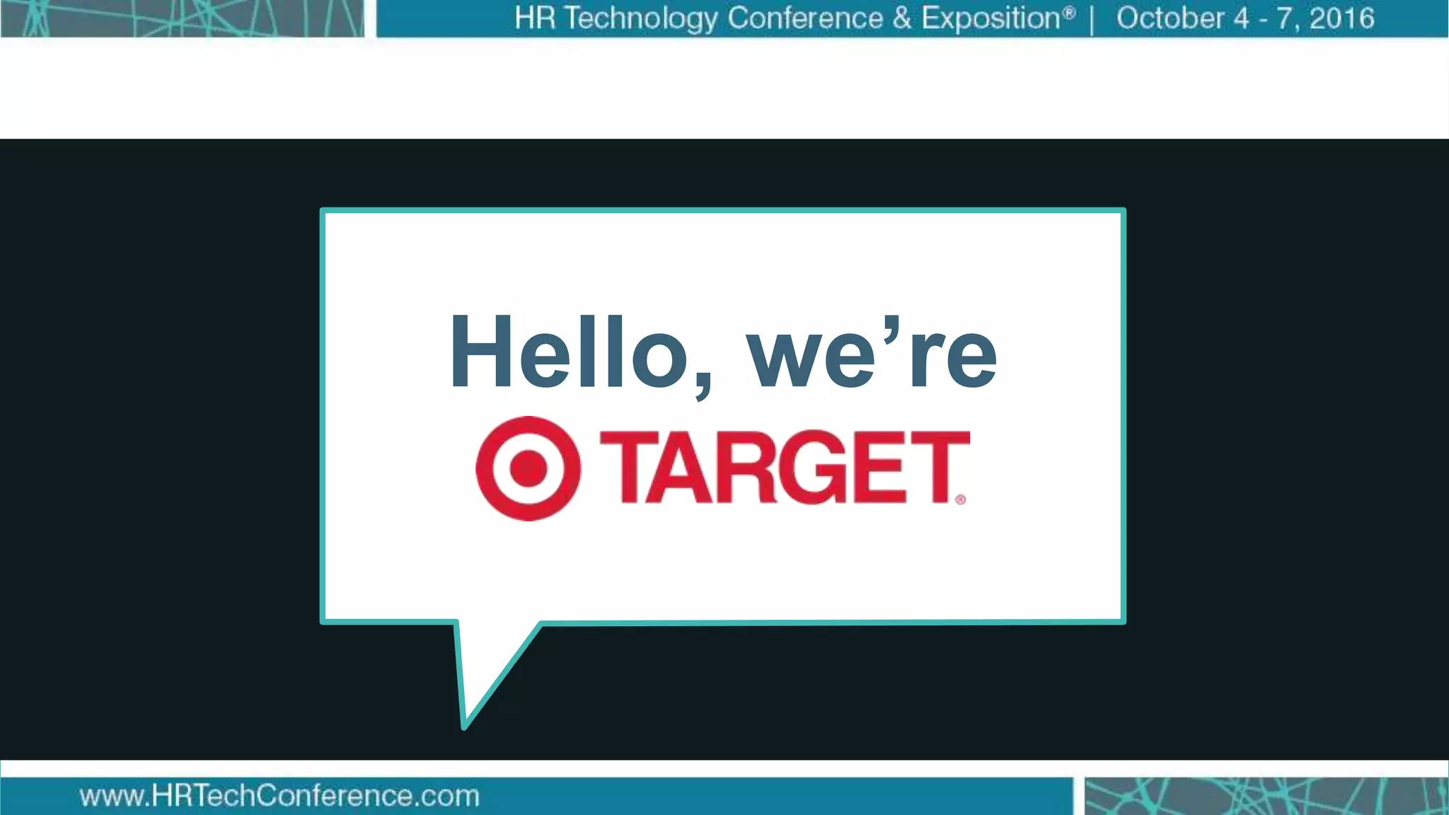 How Target Made Wellness a Business Priority
Click to edit Master title style
Click to edit Master subtitle style
Hello, we’re
 
