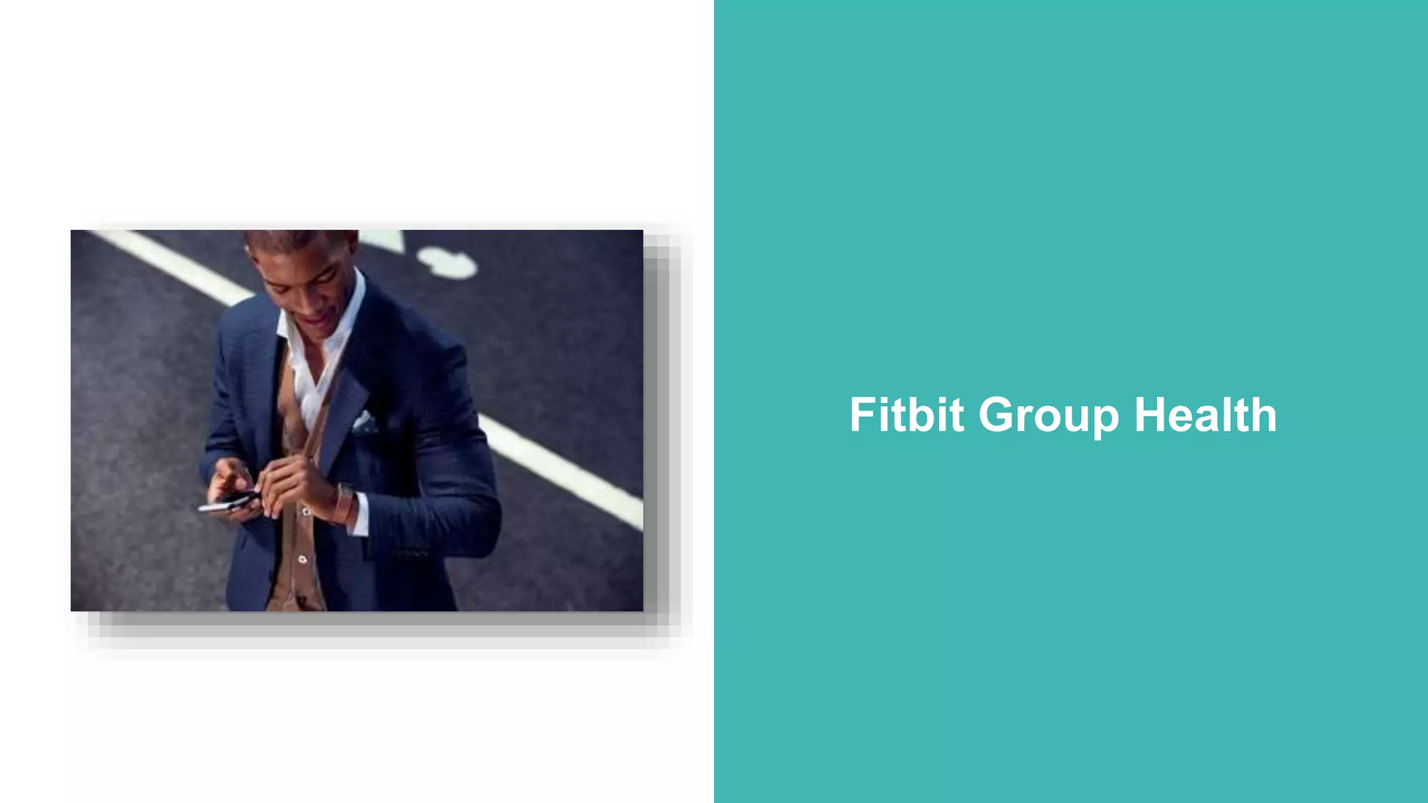 How Target Made Wellness a Business Priority
Click to edit Master title style
Click to edit Master subtitle style
©2016 Fitbit Inc. All rights reserved.
Fitbit Group Health
 