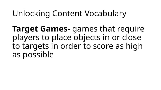 quarter 1 physical education Target Games.pptx