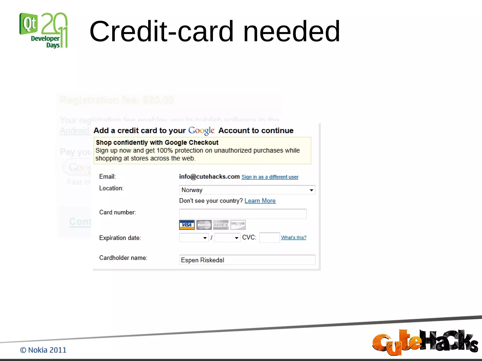Credit-card needed
 