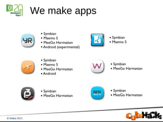 We make apps
 