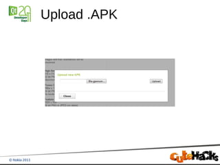 Upload .APK
 
