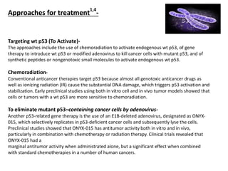 Targeting p53 for novel anticancer therapy | PPTX