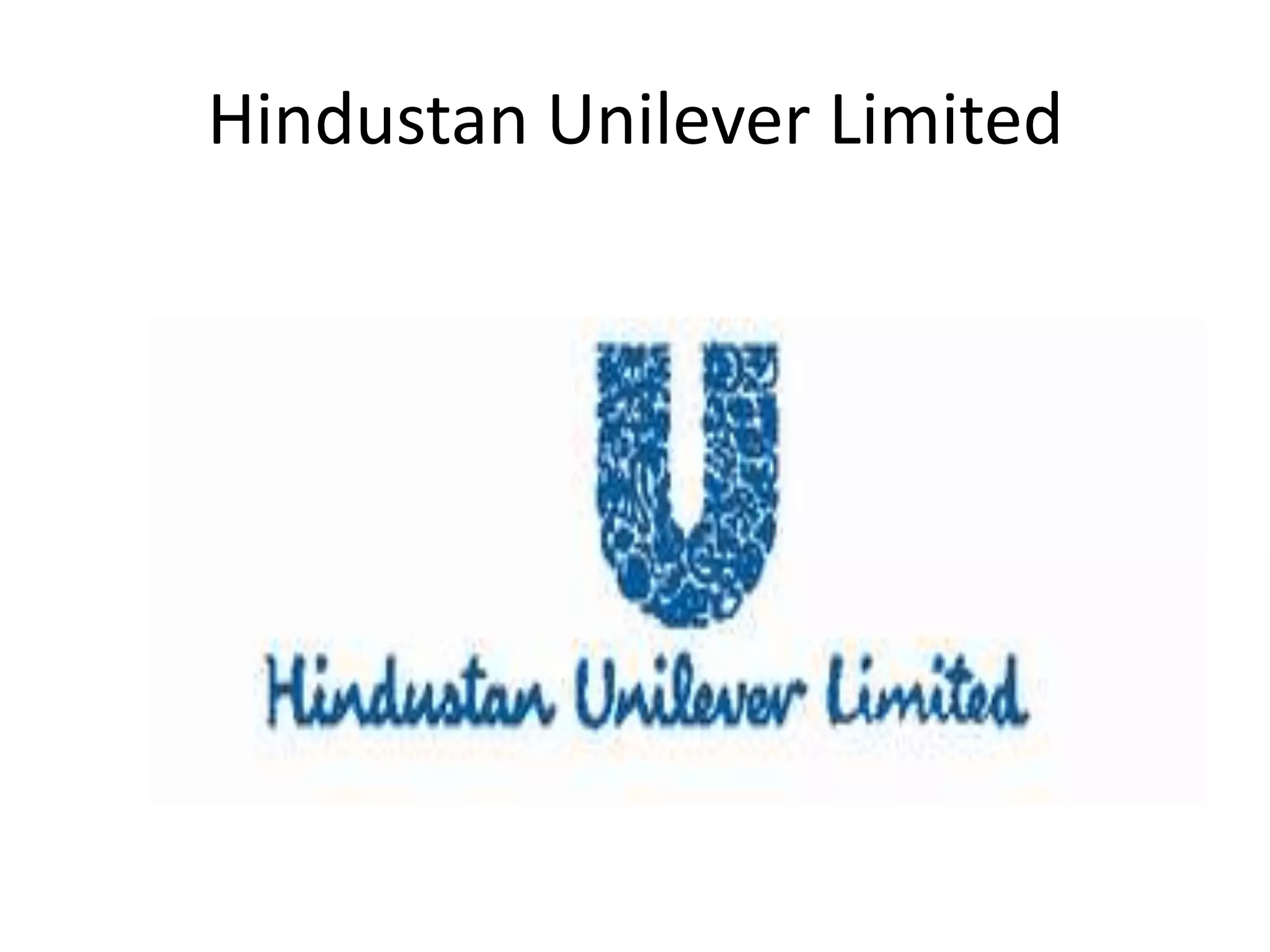 Hindustan Unilever Limited
 