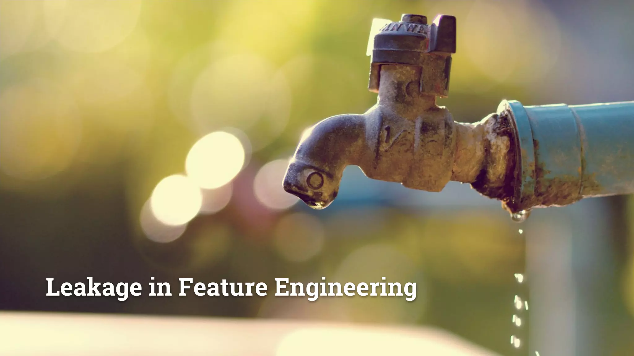 Target Leakage in Machine Learning | PPT