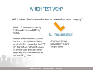 Target marketing   improve email pic