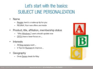 Target marketing   improve email pic