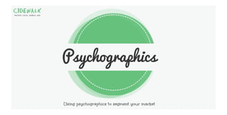 Target Market - Psychographics