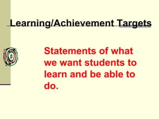 Targets and deconstruction | PPT