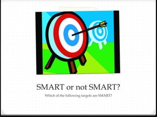 Not Smart Target Target setting | PPT