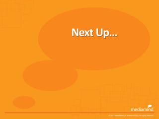Next Up…




      © 2011 MediaMind | A division of DG | All rights reserved
 