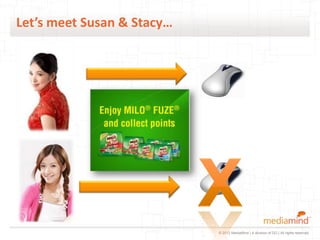 Let’s meet Susan & Stacy…




                            © 2012 MediaMind | A division of DG | All rights reserved
 