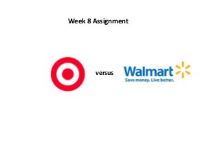 Week 8 Assignment

versus

 