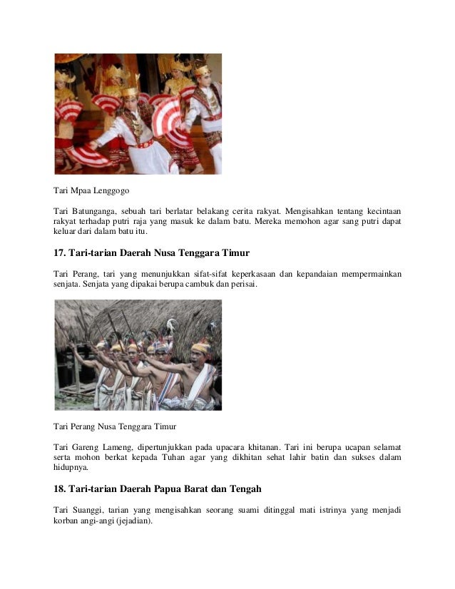 Tarian adat di indonesia