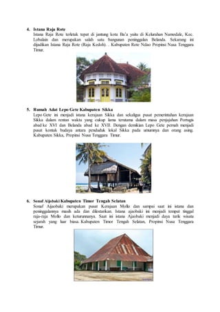 Raja Rote Tarian dan alat musik ntt | DOCX