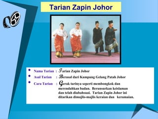 tarian terkenal di johor