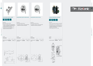 Empotrable exterior baño/ducha Empotrable exterior ducha
169
CONNECTSERIEGRIFERíAS
01
168
CONNECTSERIE
GRIFERíAS
01
Monomando exterior ducha
150±13
G1/2
Ø70
G1/2
285
121
HOT
6
G 1/2
G 1/2
12
130
68
G 1/2G 1/2
27
188
24,5
41 - 63
57 - 79 60- 82
35 - 57
NOVEDAD
NOVEDAD
Cuerpo empotrado universal
Acabado
Neutro
Referencia Precio € Stock Caja
Cuerpo empotrado A2650NU 50 10
Descripción
Cuerpo universal para mezclador empotrado.
• Profundidad min 57 mm variable en 22 mm
• El cartucho cerámico Click Technology conEl cartucho cerámico Click Technology conEl cartucho cerámico Click T
limitador de temperatura y de caudal, para
garantizar ahorro de agua
• Presión agua de 20 l/min a 3 bar
+
Descripción
Monomando exterior ducha.
• Cartucho cerámico Click Technology deCartucho cerámico Click Technology deCartucho cerámico Click T
47mm, con limitador de temperatura y de
caudal, para garantizar ahorro de agua
• Válvula de retención integrada
• Guarniciones cromadas ajustables a la
distancia de 150mm a 130mm
Descripción
Monomando exterior ducha.
• Es necesario utilizar el cuerpo empotrado
A2650NU (se vende por separado)
Descripción
Monomando exterior ducha.
• Es necesario utilizar el cuerpo empotrado
A2650NU (se vende por separado)
Acabado
Cromo Brillo
Referencia Precio € Stock Caja
Monomando exterior
ducha
B9924AA 140 10
Acabado
Cromo Brillo
Referencia Precio € Stock Caja
Empotrable exterior
baño/ducha
A5837AA 90 10
Acabado
Cromo Brillo
Referencia Precio € Stock Caja
Empotrable exterior
ducha
A5836AA 55 10
6
G 1/2
G 1/2
12
130
68
2G 1/2
27
188
24,5
41 - 63
57 - 79 60- 82
35 - 57
37
+
 