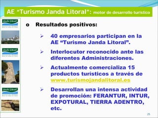 La Asociación Empresarial "Turismo Janda Litoral" - Club de Productos
