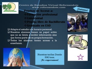 Tarifas reforzandote