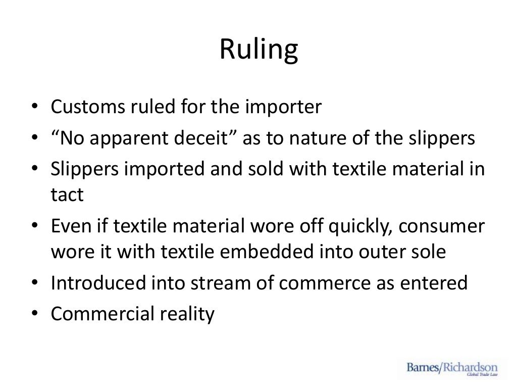 Tariff engineering All You Can Eat Buffet or Customs Fraud