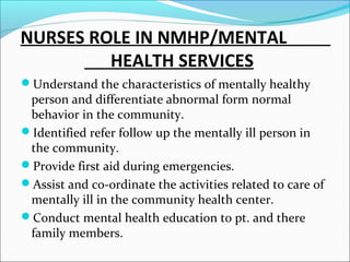 National Mental Health Programme