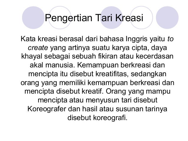 Tari Kreasi