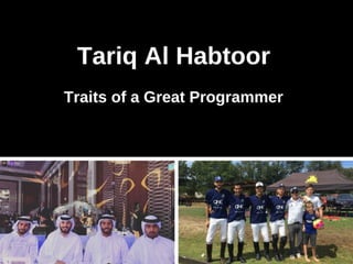 Tariq Al Habtoor - Studies