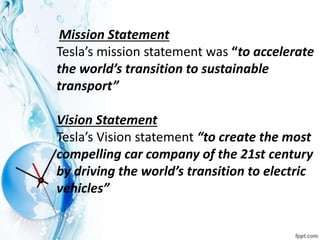 Tesla Objectives Tesla Motor (Future Perspective) PowerPoint | PPTX