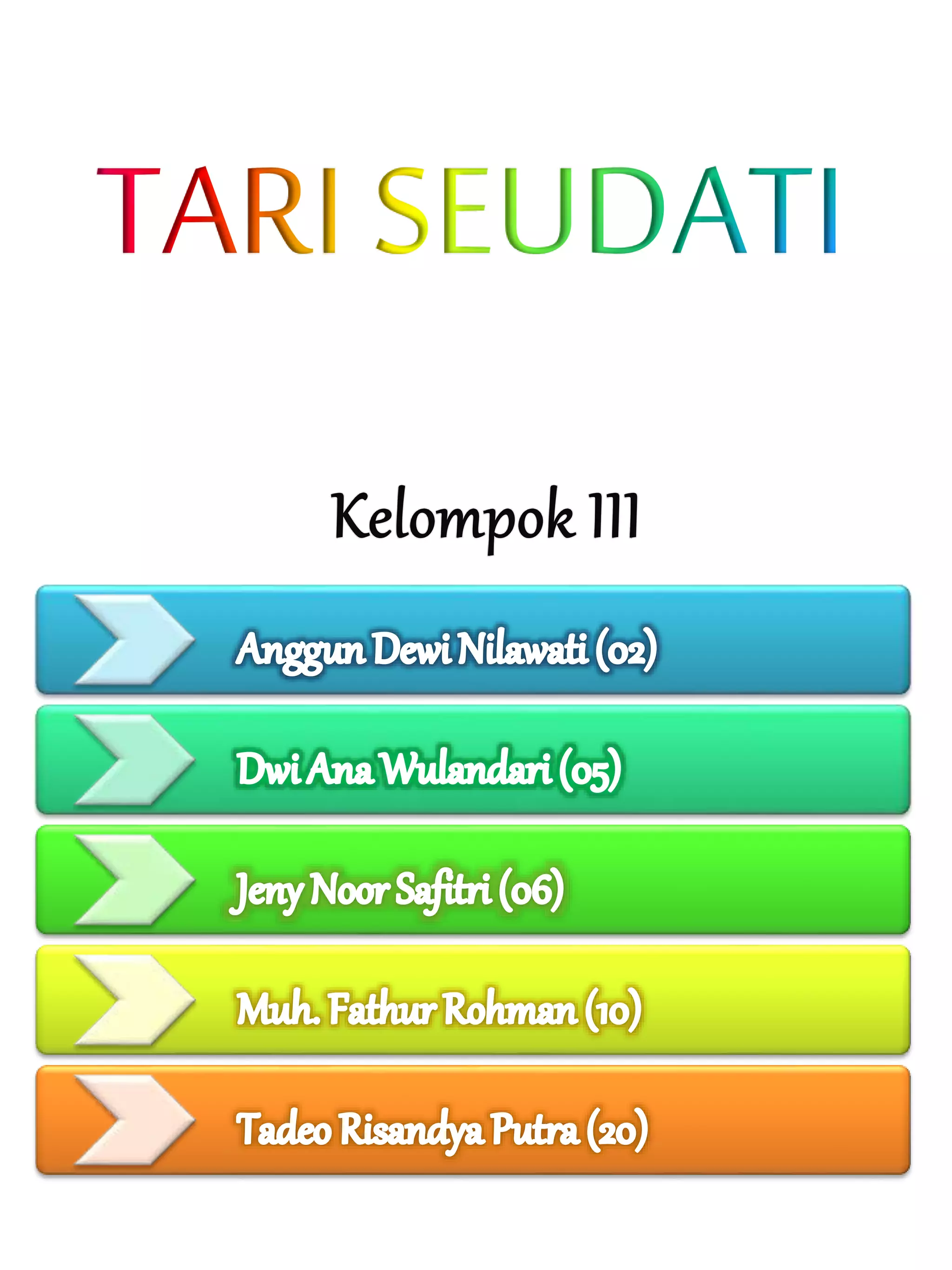 PPT Tari Seudati | PDF