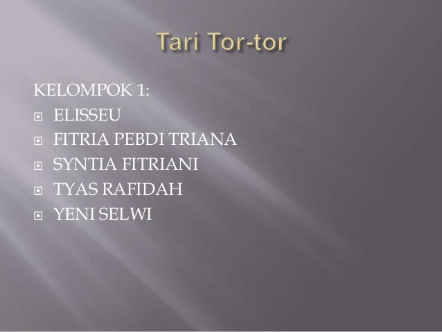 Tari Tortor