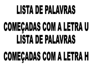 Tarjas   lista de palavras