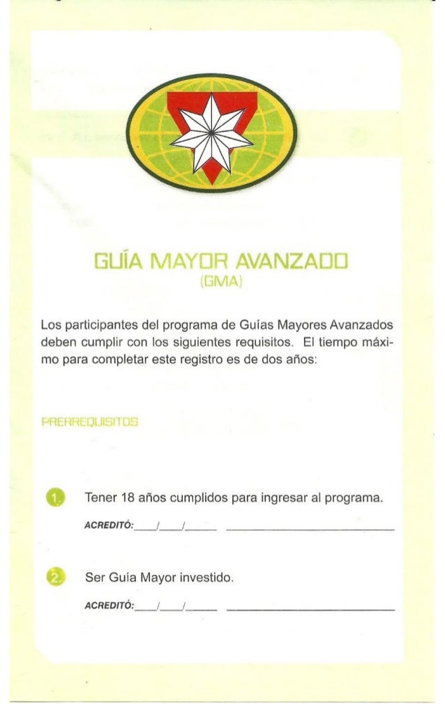 Tarjeta Agrupada para Guias Mayores