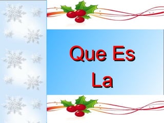 Que Es La Navidad...!? 