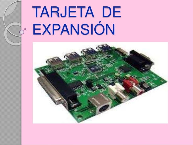 Tarjeta de expansión
